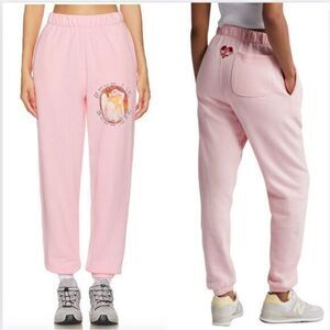 BOYS LIE Goodbye Again Mac Slim Sweatpants Pink‎ Size Extra Small